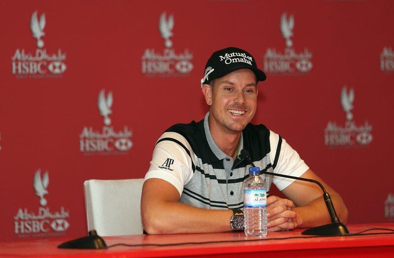 Henrik Stenson, who has twice finished second at the Abu Dhabi Golf Championship, is desperate to win to complete a full complement of Desert Swing victories. Andrew Redington / Getty Images