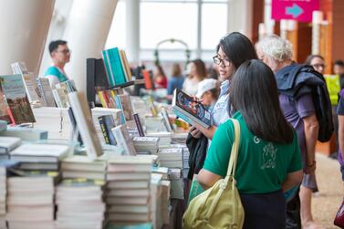 The Emirates Airline Festival of Literature includes is an event tailor made for book lovers. Leslie Pableo/ The National