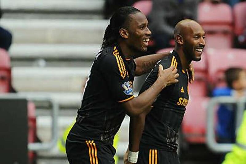 Didier Drogba, left, and Nicolas Anelka are widely acknowledged as two of the best finishers in the Premier League.