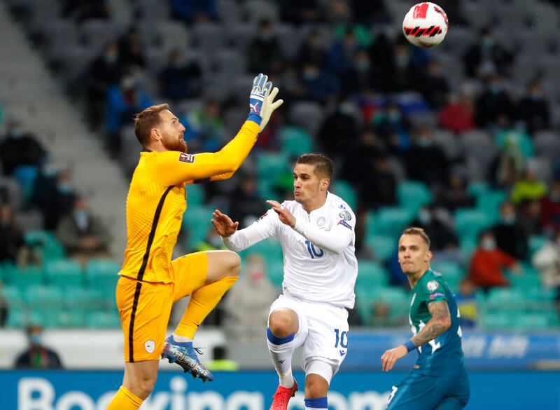 Jan Oblak (Slovenia). AP Photo