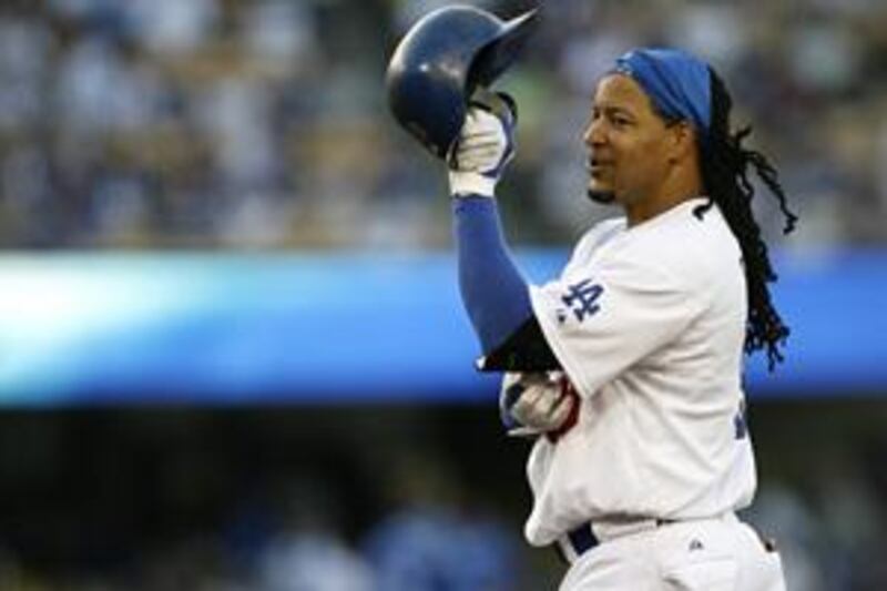 Manny Ramirez's home run against Cincinnati was the 12-time All-Star's 400th in the regular season against right-handed pitching.