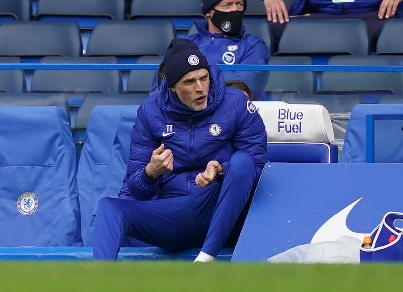 Chelsea manager Thomas Tuchel tastes his first defeat against West Bromwich Albion at Stamford Bridge. AP