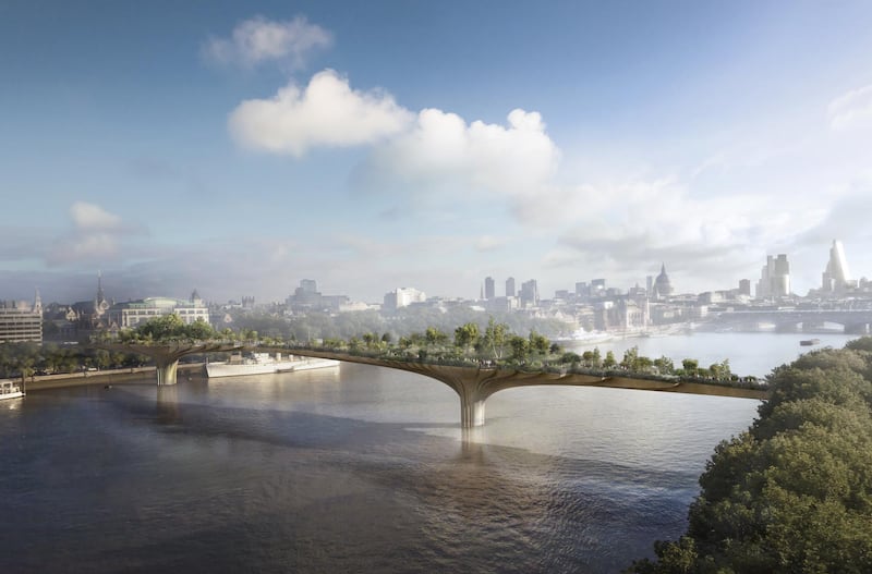 The planned Garden Bridge proposed by Boris Johnson in London has been scrapped. Garden Bridge Trust
