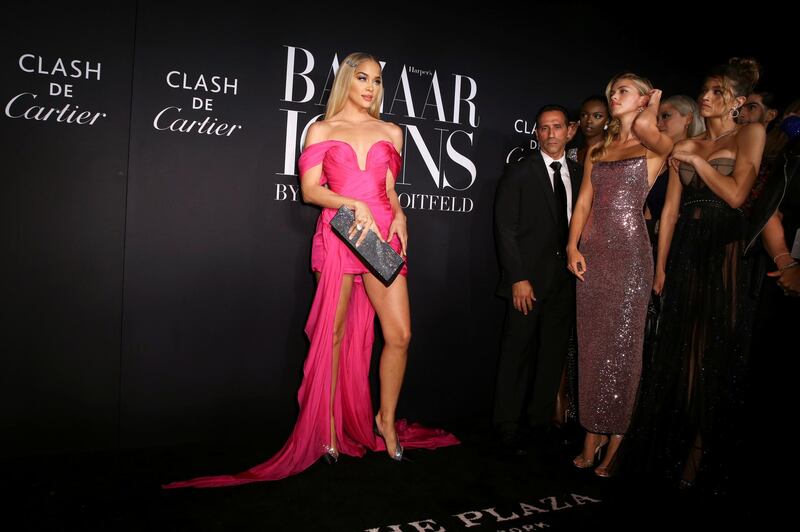 Jasmine Sanders attends the 'Harper's Bazaar' celebration of 'Icons By Carine Roitfeld' during New York Fashion Week on September 6, 2019. Reuters
