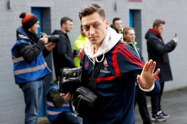 File photo dated 02-02-2020 of Arsenal's Mesut Ozil arrives for the Premier League match at Turf Moor, Burnley. PA Photo. Issue date: Saturday January 16, 2021. Mesut Ozil’s seven and a half year stay at Arsenal is set to end after the two parties reached an agreement in principle to release him from his contract. See PA story SOCCER Arsenal Ozil. Photo credit should read Martin Rickett/PA Wire.