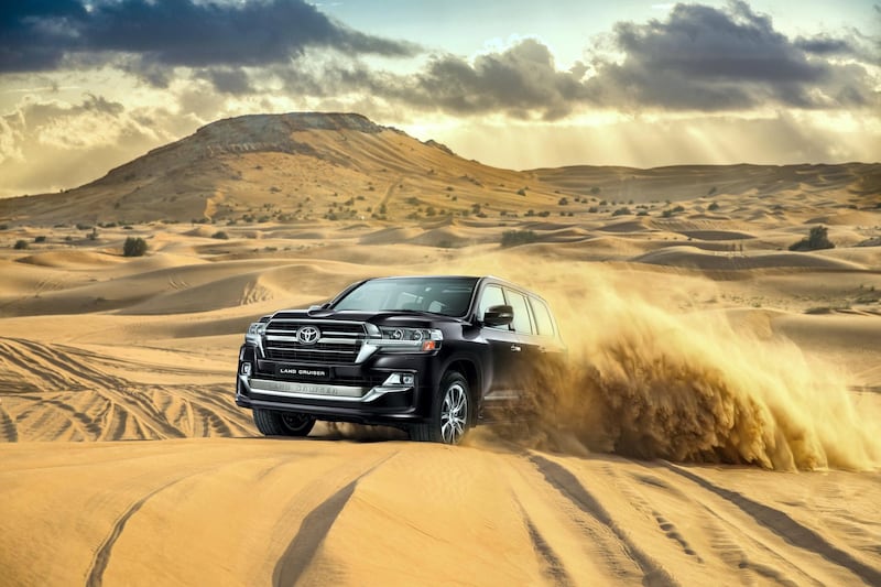 It's built for the sand. Toyota