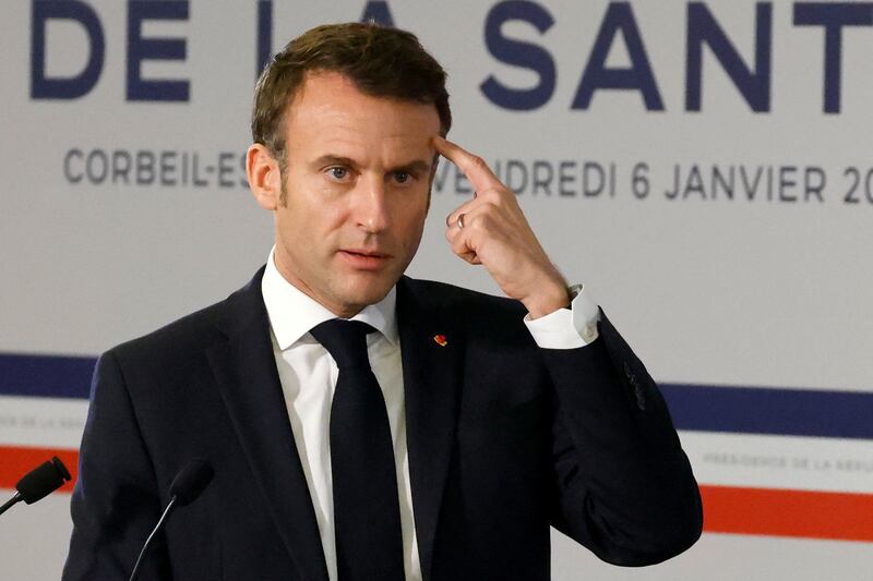 French President Emmanuel Macron has long campaigned for an increase in the pension age. Reuters