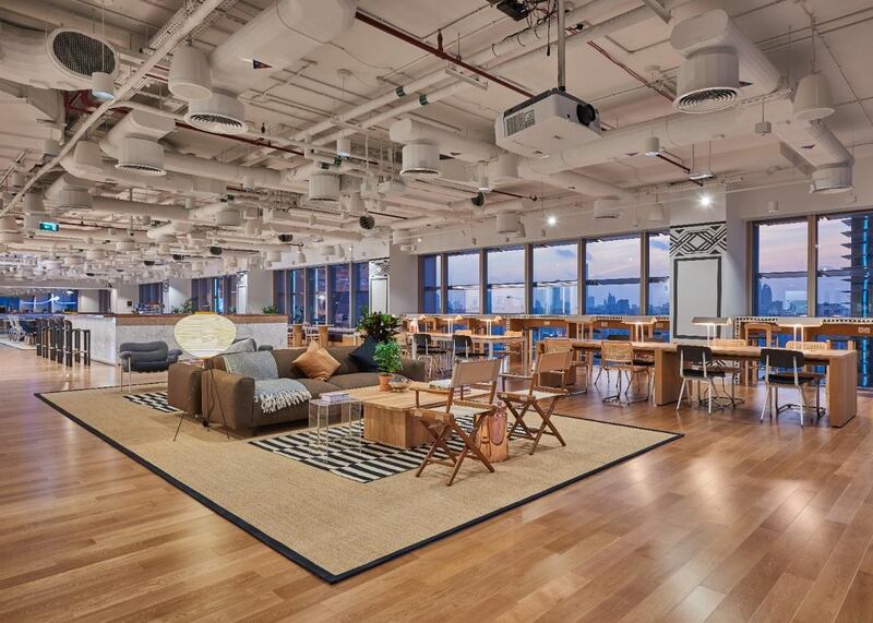 The Hub71 space at Abu Dhabi Global Market Square is now home to more than 50 start-ups. Image courtesy of Hub71.