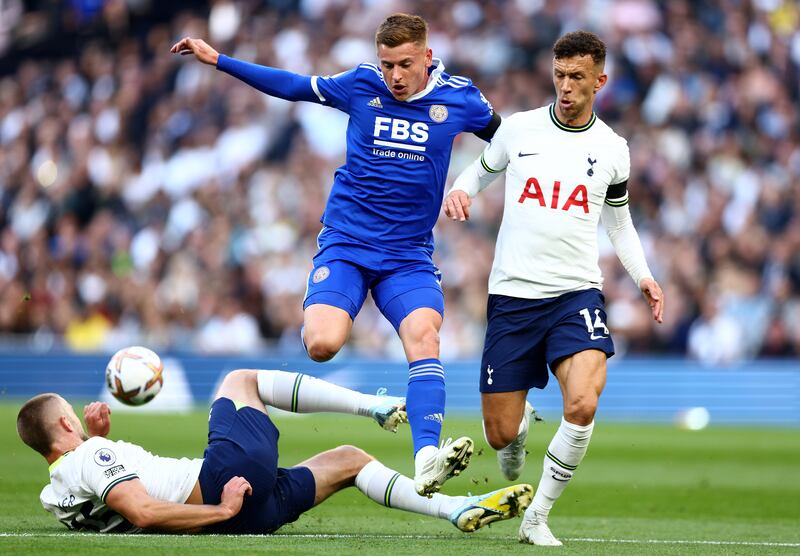 Harvey Barnes – 4. Lacked conviction in most of his play, as epitomised when he got an unconvincing touch on Justin’s cross. Getty