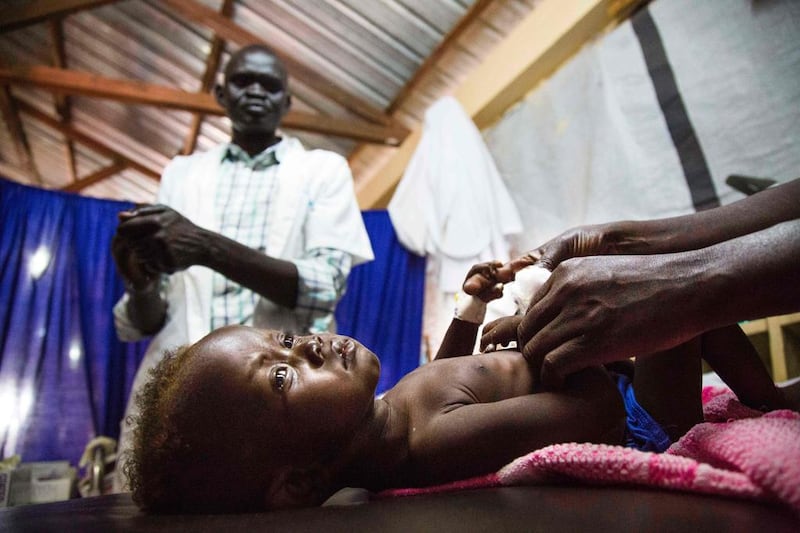 There is no place for malnutrition in our world, and yet it exists. Albert Gonzalez Farran / AFP

