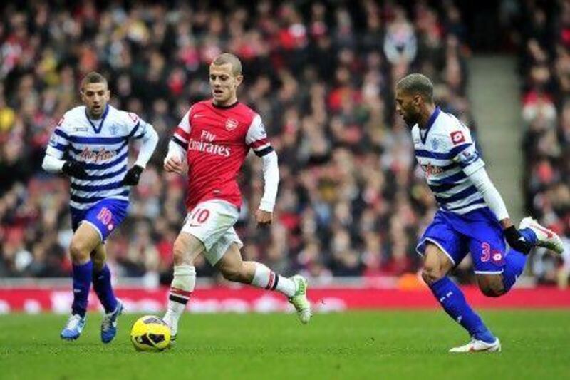 Jack Wilshere, centre, is key for Arsenal as long as he takes care of his body.