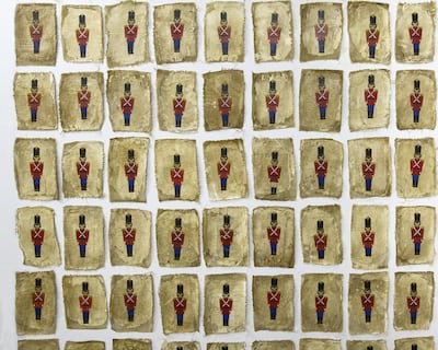 Mohamed Monaiseer's Toy Soldiers (2015-18) at Athr Gallery, Jeddah. Courtesy Athr Gallery and the artist
