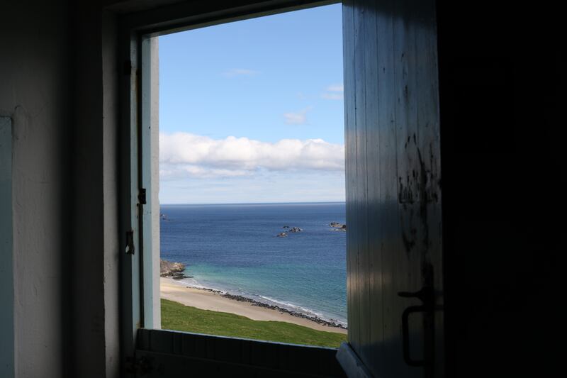 A view from the visitor accommodation on the island.