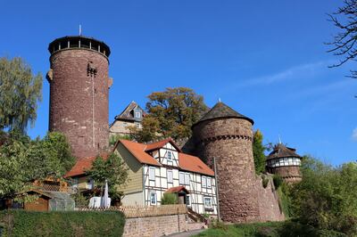 Trendelburg Castle, where Rapunzel let down her hair. Alamy