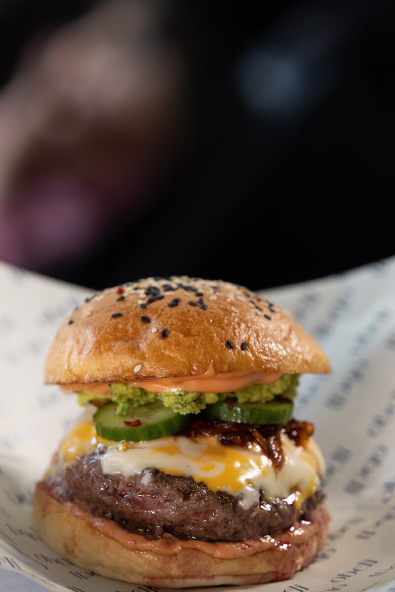 The Garibas burger at Obeli. Photo: Obeli