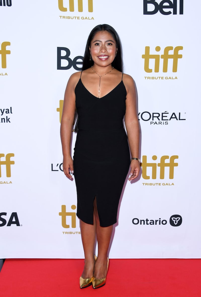 Yalitza Aparicio attends the Tiff Tribute Gala during the 2019 Toronto International Film Festival on September 9, 2019. AFP