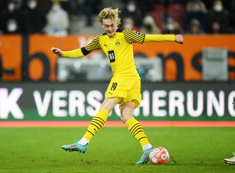 =11) Julian Brandt (Borussia Dortmund) Eight assists in 31 games. Reuters