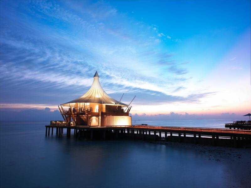 A handout photo of The Lighthouse Lounge & Restaurant at Baros Maldives (Courtesy: Baros)