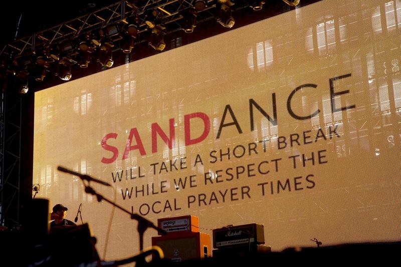 Sandance, May 2014, Dubai, UAE.
