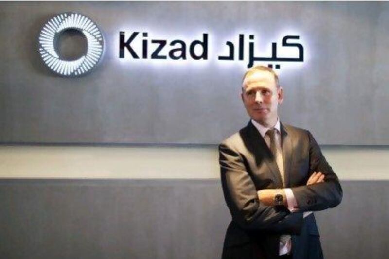 Tony Douglas, the chief executive officer of Abu Dhabi Ports Company, talked about the benefits of locating to Kizad. Christopher Pike / The National