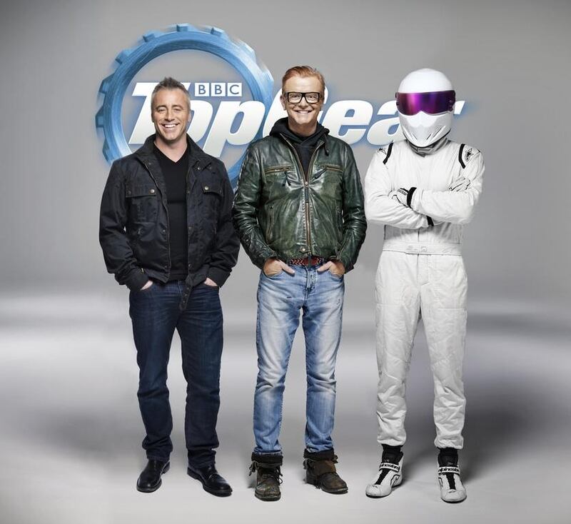 Matt LeBlanc, Chris Evans and The Stig in the new Top Gear (Courtesy: BBC Worldwide)