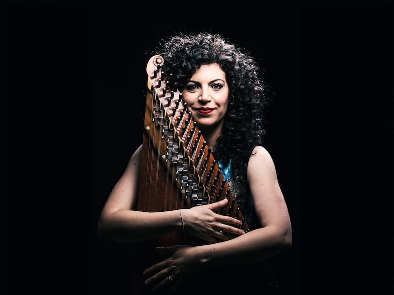 As a female musician playing a traditionally male instrument, Maya Youssef is eschewing custom. Photo by Igor Studio