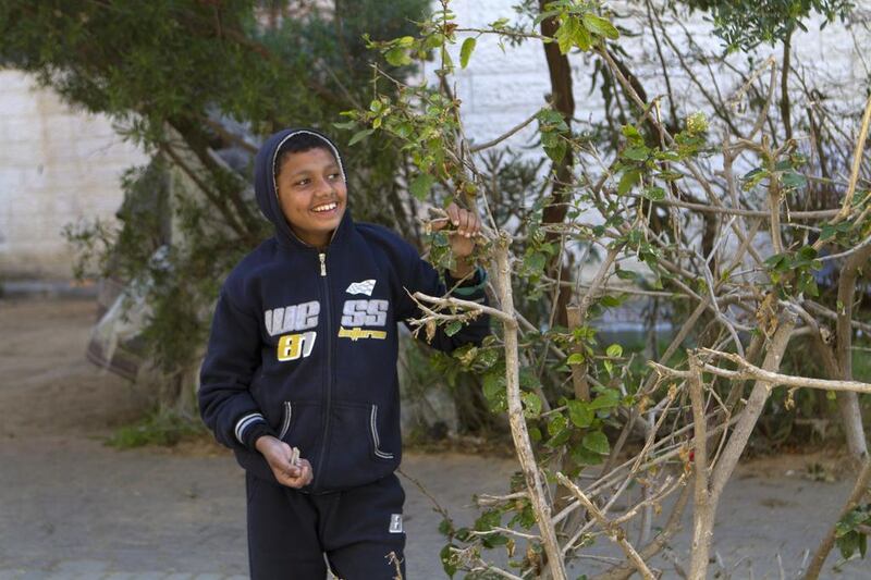 Abdullah Abu al Karaya, 14 in Sheikh Zayed City. Heidi Levine for The National