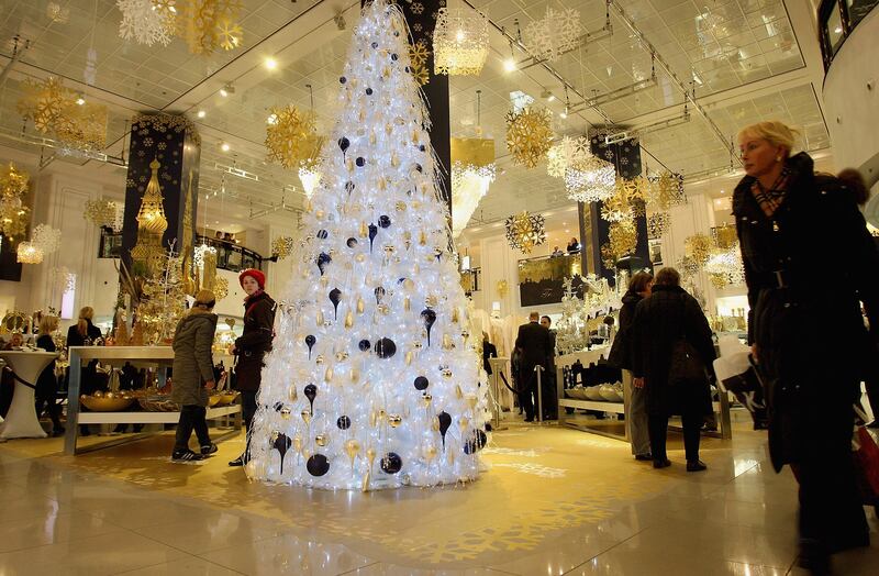 Christmas shoppers at KaDeWe in 2007. Getty Images