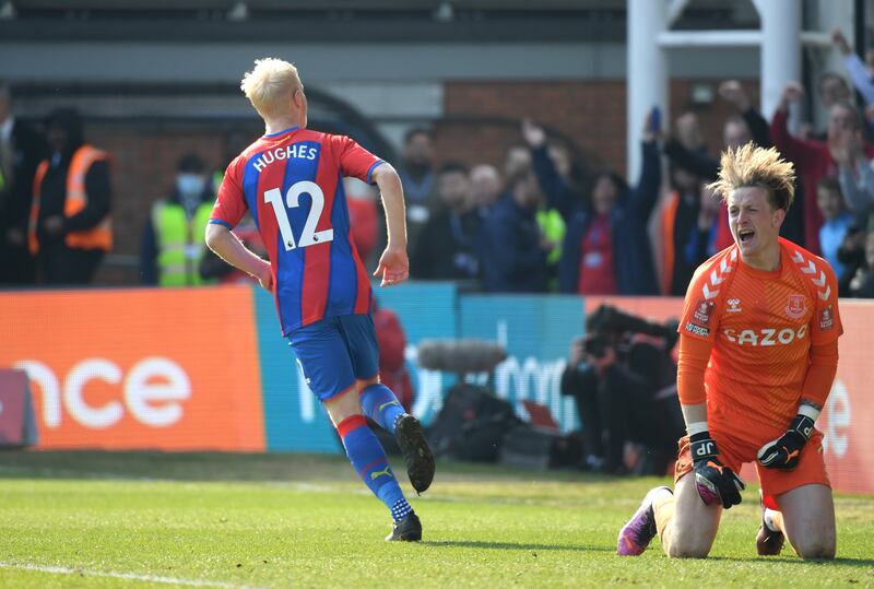 Will Hughes adds the fourth. Getty