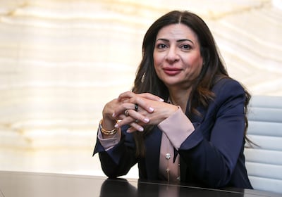 Hana Al Rostamani, FAB group chief executive. The lender is currently present in 20 markets, in Mena, Europe, the US and Asia. Victor Besa / The National