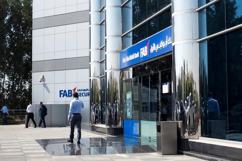 ABU DHABI, UNITED ARAB EMIRATES - Feb 5, 2018.

First Abu Dhabi Bank in Khalidiya.

(Photo by Reem Mohammed/The National)

Reporter: 
Section: NA