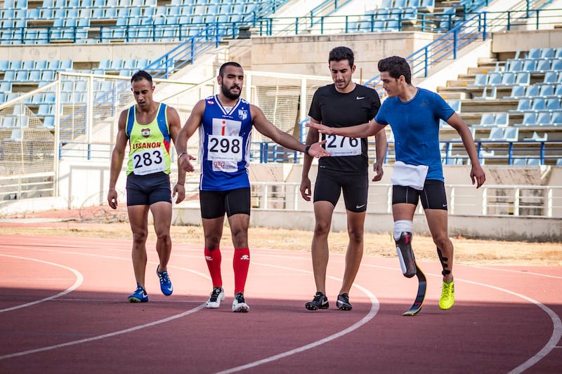 Lebanese athlete Arz Zahreddine will be competing in the men’s 200m T64 category. Christel Saneh for The National
