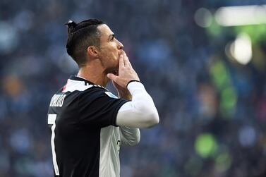 Juventus forward Cristiano Ronaldo has scored for a record ten successive games in Serie A. Reuters