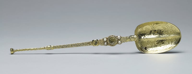 The Coronation Spoon, which will be used to anoint the king with holy oil