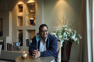 Paytm founder and CEO Vijay Shekhar Sharma poses for a picture at a clubhouse of a residential building in New Delhi. Reuters