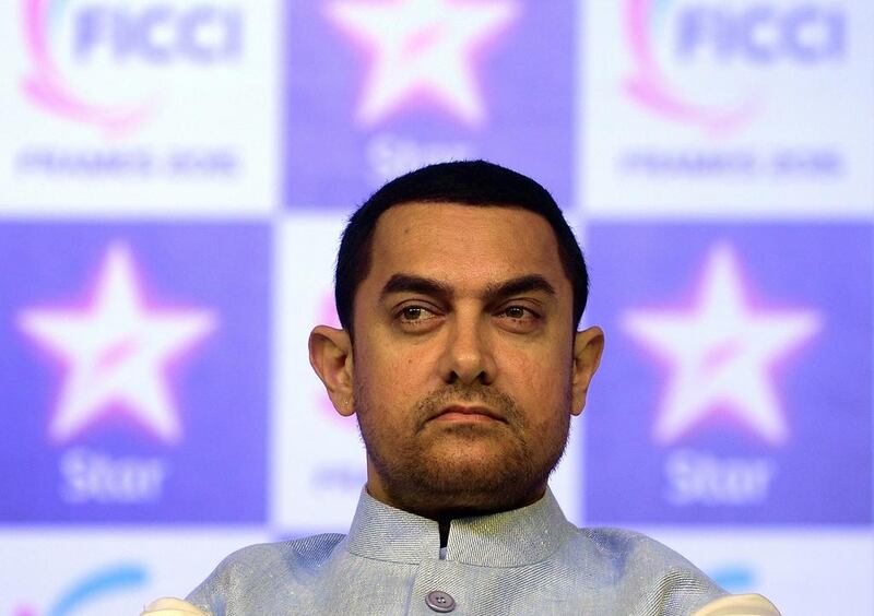 Bollywood actor Aamir Khan was told to "move to Pakistan" when he complained about intolerant acts towards India's Muslim minority. Punit Paranjpe / AFP

