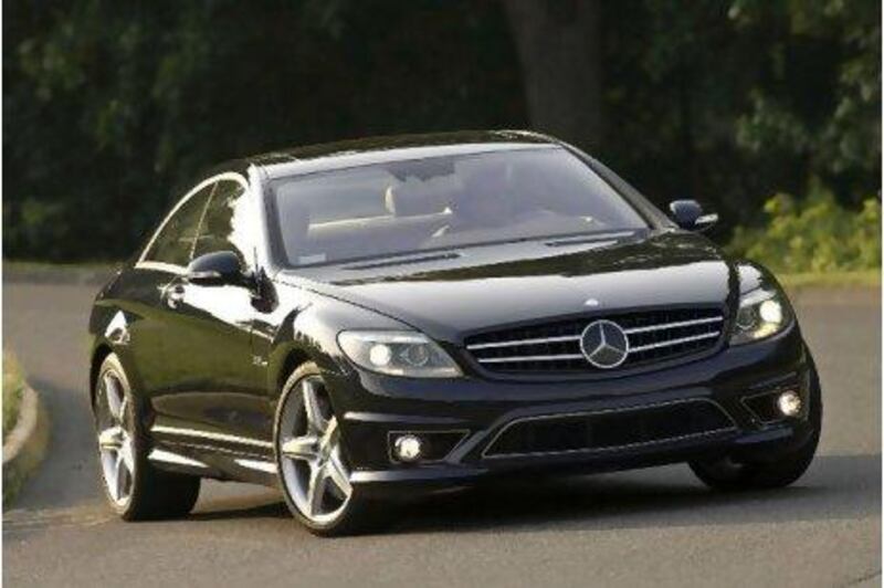 Even though the CL63 is styled like a coupe, it is a big car.