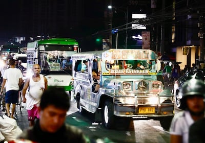 The Philippine government is currently running jeepneys off the streets, as motorists protest. EPA
