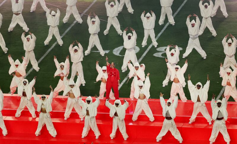 Rihanna joins a long line of celebrated pop stars performing at the Super Bowl half-time show. Reuters