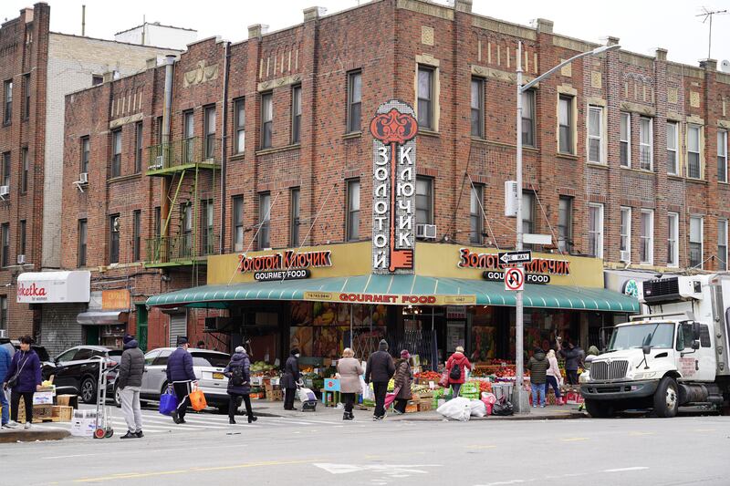 A Russian supermarket in Brighton Beach.