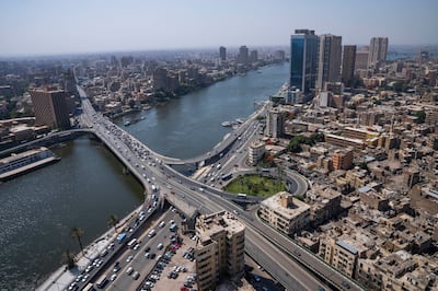 The Nile in central Cairo. AP