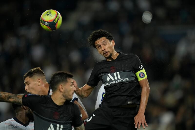 Marquinhos - 7, Looked authoritative at the back for PSG and was often able to take control no matter the situation. Also passed the ball well. AP Photo