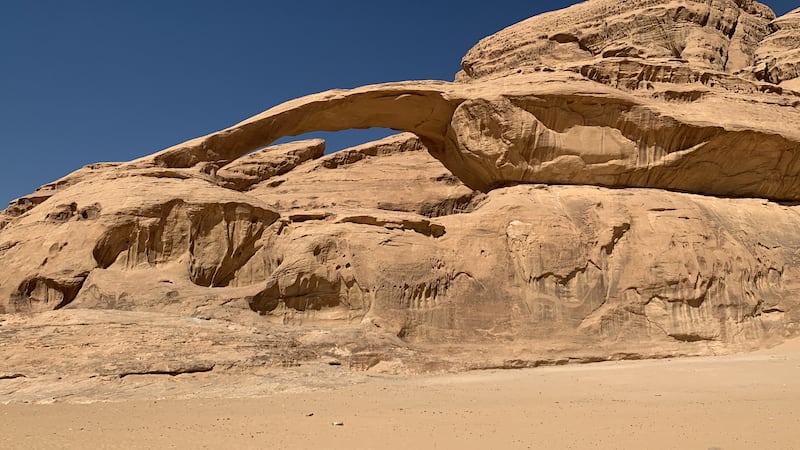 The rocky arch featured in the 2019 live action remake of 'Aladdin'.