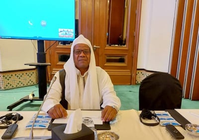 Abdel Qadir Al Hewili, a senior member at the High Council of State, attends today’s session in Cairo. He says the dialogue is progress in itself towards a solution to the political crisis. Photo: Abdel Qadir Al Hewili