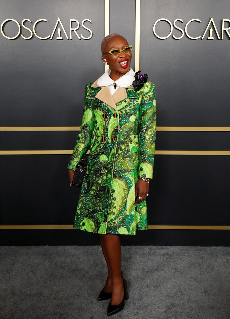 Cynthia Erivo arrives for the 92nd Oscars Nominees Luncheon in Hollywood, California, on January 27, 2020. Reuters