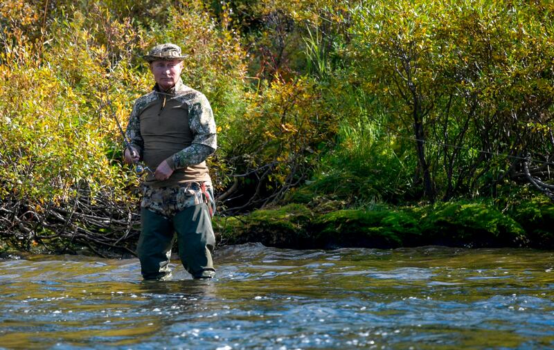 A collection of Russian President Vladimir Putin's Siberia holiday pictures was released by the Kremlin Press Service via Sputnik on September 26, 2021. AP