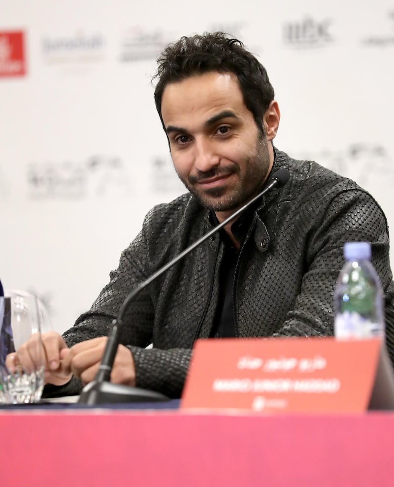 Actor Ahmad Fahmy attends the 'Meet The Egyptian Stars' press conference on day two of the 14th annual Dubai International Film Festival. Vittorio Zunino Celotto / Getty Images for Diff