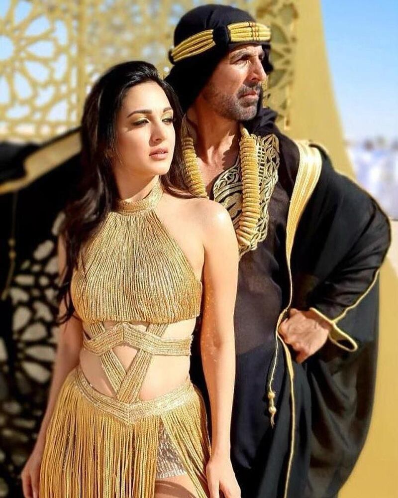 Akshay Kumar and Kiara Advani filmed the music video for 'Burj Khalifa' in the UAE. Instagram / Akshay Kumar