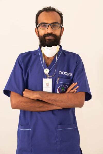 Dr Rameez Nazeer has been a volunteer since the facility opened in March. Courtesy - Pakistan Association Dubai 