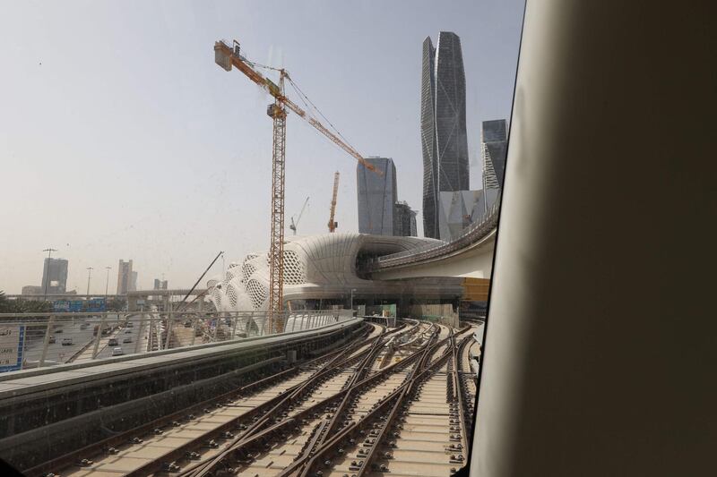 The driverless trains aim to provide a convenient, enjoyable experience for all passengers. AFP